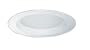 Juno Lighting 20-PW 6-Inch Albalite Trim with Reflector with Torsion Springs, Plastic White