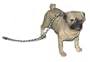 CHINESE PUG dog ceiling FAN pull home light DECOR NEW