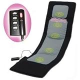 Heated Massage Mat with Remote (Black Grey) (19 W x 65 L)