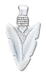 Solid Sterling Silver 5.7g Arrowhead Southwest Charm