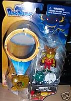 Blue Dragon 4 Inch Figure with Projector Light Marumaro and Saber Tiger