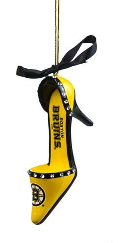 Boston Bruins Official NHL 3 inch x 1.5 inch Team Shoe Ornament