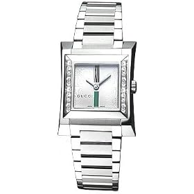 Click here to buy Gucci Watches - Gucci Series 111 Ladies, Mother of Pearl with Diamond Bezel WoMens Watch .