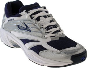 Brooks Mens Maximus XT 3 White/Silver/Navy Running shoe