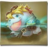 FHY League Of Legends LoL Ezreal 2-Sides Printing Personalized Custom Cotton Pillow Case 18 "X18 "