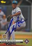 Julio Santana, Charleston Riverdogs - Rangers Affiliate, 1994 Classic Autographed Card
