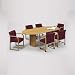 Contemporary Series 120 Oval Conference Table with Radius Profile (Split Curved Panel Base) Finish: Medium