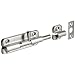 Stainless Steel 304 Spring Loaded Barrel Bolt, Satin Finish, Non Locking, 3-35/64" Bolt Plate Length, 45/64" Throw Plate Length (Pack of 1)