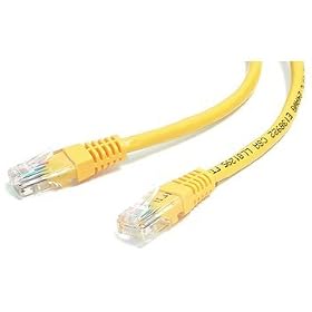 Connectland - C�ble RJ45 UTP Cat 5E - Droit - 3 m - Jaune