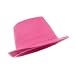 Michael Jackson Hot Pink Cotton Fedora / Solid Cotton Fedora picture