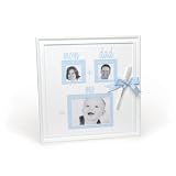 Mud Pie Baby Little Prince Blue Autograph Frame with Pen