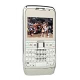 e71 quad style bande double carte Bluetooth à double caméra de téléphone portable blanc