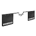 Cruiser Accessories 00105 Rock Tamers Chrome Mud Flap System