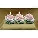 Pasadena Pink Rose Shower Curtain Hooks Image