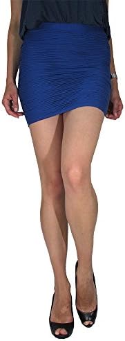 Wavy Effect Pleated Skirt