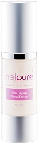 Anti Aging Facial Moisturizing Retinol Serum by Nalpure Skin Care Products. Dermatologist Recommended Best Skin Care for Reducing Acne, Unclogging Pores, and Collagen Production