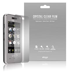 elago Crystal Clear Screen Protection Film for Samsung M800 Instinct + microfiber cloth
