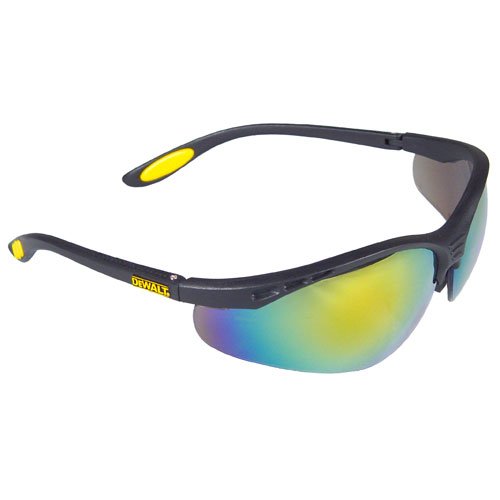 DEWALT DPG55 DCTM Safety Glasses - One Dozen - Silver Mirror Lens
