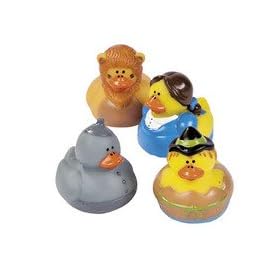  Wizard of Oz Theme Rubber Duckys - 12 pc