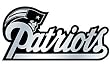 New England Patriots Silver Auto Emblem - Football Sports Merchandise