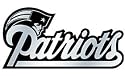 New England Patriots Silver Auto Emblem