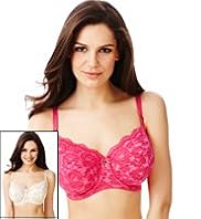 2 Pack Per Una Floral Lace Non-Padded DD-GG Bras with Supima® Cotton