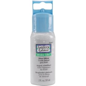 Gallery Glass Window Color 2 Ounces-Glitter Silver