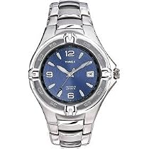 Timex Men's Classic Watch Stainless Steel Bracelet Blue Face Watch#T28812
