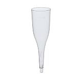 Stiel-Gl&auml;ser (Oberteile) f&uuml;r Sekt, PS 0,1 l &Oslash; 5 cm 17,5 cm glasklar