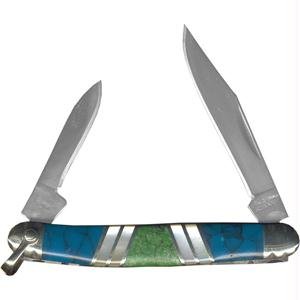 Schrade 104MTP Classic Old Timer Minuteman Turquoise and Pearl by Schrade