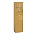 Salsbury Industries 3910S-03GFP Free Standing Horizontal Alone Mailbox, Gold
