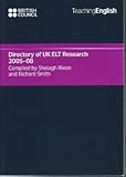 Directory of UK ELT research, 2005-08