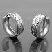 Earring Hoops, Diamond Cut, Silver 925 G91535