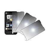 3 Pack of Premium Mirror Screen Protectors for HTC HD 2 [Accessory Export Brand Packaging]