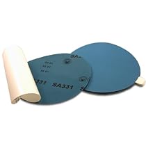 6 Inch 2000 Grit Adhesive Back (PSA) Auto Body Film Sanding Discs, 10-Pack
