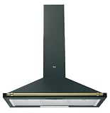 Faure - FHC9131NC/1 - Hotte D&eacute;corative - 90 cm - 320 M3/H - Noir R&eacute;tro