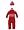 : Hartstrings Red and White Sweater Romper Set with Hat 12m