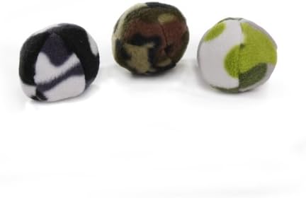 Krislin 3-Piece Cat Kick Balls with Catnip