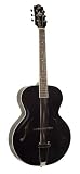 The Loar LH-600-BK Hand-Carved Archtop Acoustic Guitar, Black Finish