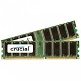 Crucial 2 GB Kit (2 x 1GB) DDR PC3200 UNBUFFERED NON-ECC 184-PIN DIMM