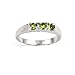 Sterling Silver Baby Ring with Peridot CZ - Sizes: 1-4