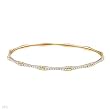 Bracelet With 1.05ctw Genuine Clean Diamonds Beautifully Designed in 14K Yellow Gold. Total item weight 7.4g Length 7in