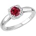 Unusual 8 Prong Diamond Ring set with Stunning Rou