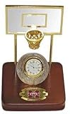 NCAA Mississippi State Bulldogs Crystal Basketball Clock