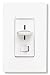 Lutron Electronics SFSQ-LFH-WH Slide-To-Off Fan Speed Control with On/Off Light, Whit...