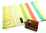 Review   / Stripped Scarf With Flask Set