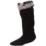 Hunter Grizzly Cuff Unisex Adult Socks Black/Grey Large