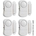 Mini Door &amp; Window Contact Alarm and Chime Set of 4
