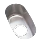Elkay ELU714 Harmony Lustertone 8-1/2-Inch by 15-5/8-Inch Stainless Steel Single-Bowl Undermount Kitchen Sink, Lustertone Satin Finish