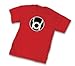 Super Hero Shirts Officially Licensed Dc Comics Red Lantern Symbol T-Shirt